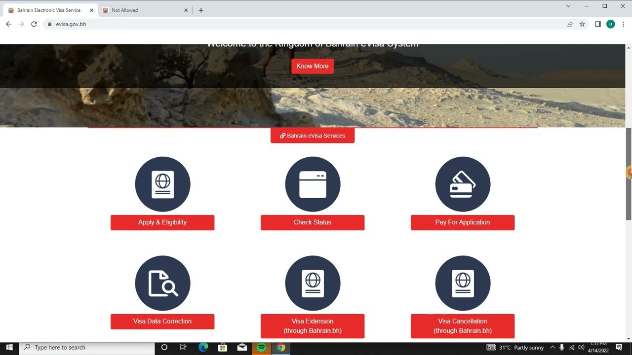 How to Apply Bahrain Tourist Visa Online - Evisa