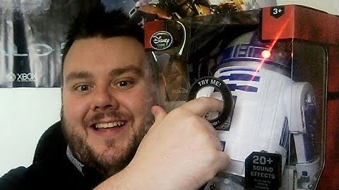 R2D2 Star Wars Force Awakens Interactive Droid Toy Unboxing Disney Store Exclusive Review