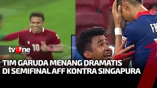 Timnas Indonesia Melaju ke Final AFF 2020 Secara Dramatis Kontra Singapura | Kabar Pagi tvOne