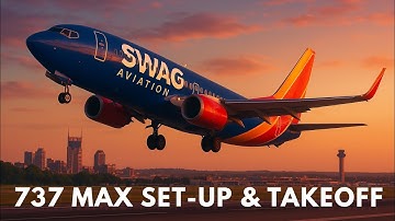 737 MAX FULL Set-up And TAKEOFF + EFB Tutorial [MSFS 2024]