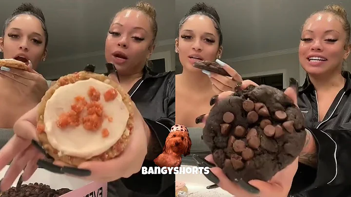 BIG LATTO AND HER SISTER BROOKLYN NIKOLE TRY CRUMBL COOKIES 🍪👩🏾‍🤝‍👩🏽🥛