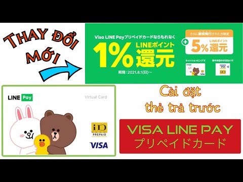 Thẻ trả trước VISA LINE PAY - Cách cài đặt thẻ - Quyen in JAPAN✅