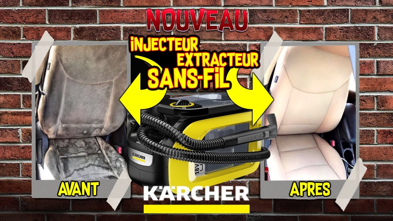 Aspirateur injecteur/extracteur SE 3-18 sans fil avec batterie 18V KARCHER