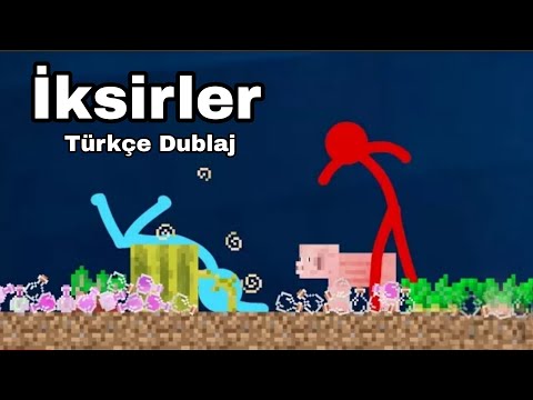 İksirler - AVM Kısa Bölüm 4 ( Minecraft Vs Animation Türkçe Dublaj ) Alan Becker Animation