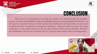 Midterm Output Presentation - HTRM 4-3 (Group 5 - Licensing Requirements for Tourism Properties)