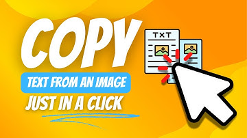 ✅ How To Copy Text from Any Image Just In One Click
