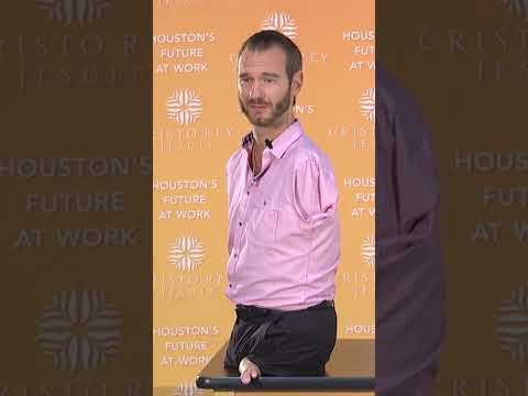 Don't let fear conclude God's reality in your life. #nickvujicic #limblesspreacher #hope  #shorts