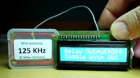 SIMPLE RFID PCB 125KHz READER KIT WITH LCD - NO ARDUINO IN SIGHT !