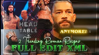 2 of the Trending Roman Reigns Edits Alight Motion | Preset Xml screenshot 1