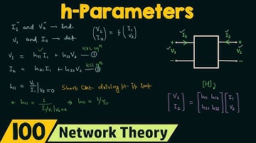 h−Parameters (or) Hybrid Parameters