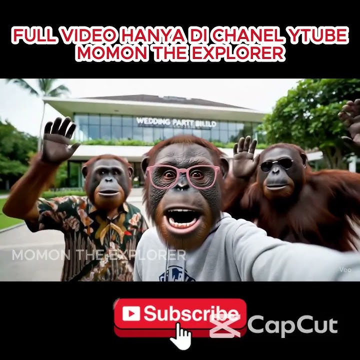 3 ORANGUTAN AI LUCU! PRANK CREW BUS SUGENG RAHAYU & BILANG KE PENGANTIN BARU,'KAMU KAYAK MONYET'