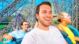 Riding The Worlds FASTEST And TALLEST Hybrid Coaster Iron Gwazi! Busch Gardens