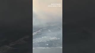 Helicopter video shows destruction at #Lahaina in #Hawaii