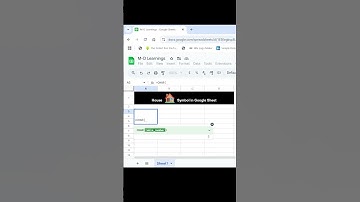 🏠 House Symbol in Google Sheets! Hidden Shortcut Trick 😲 #GoogleSheets #shortsvideo