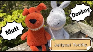 Jellycat Toothy Mutt and Toothy Donkey happy silly cuties!