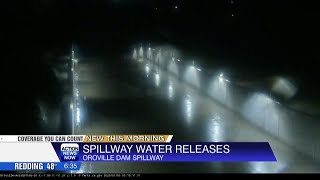 The Oroville Dams Spillway Opens For Flood Control Monday