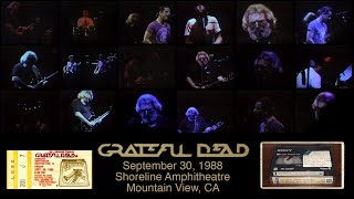 Grateful Dead (9/30/88) Shoreline Amphitheatre, Mountain View, CA (Video8 + Audio Sync)