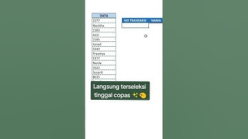 Cara cepat seleksi angka saja ataupun teks saja di excel #exceltricks #exceltips #trik #kantor