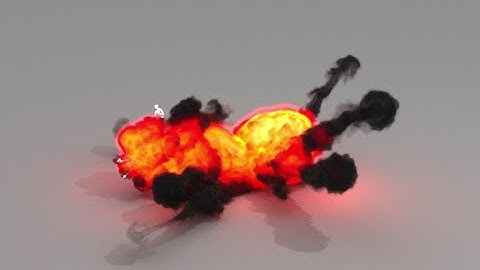 Houdini Pyro, RBD & Crowds: Man Explodes