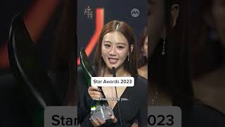 Tasha Low unnie speaking Korean is a vibe 💖#StarAwards2024 #红星大奖2024 #mediacorpStarAwards2024