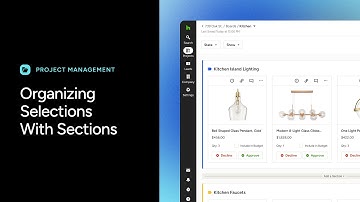 Organizing Selections with Sections
