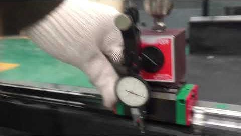 Granite Machine Base assembly Hiwin Rails & screws 02