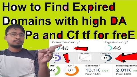 #BloggerAaqib how to find expired domains with high da pa and cf tf for free  WITH BACKLINK,TRAFFIC,