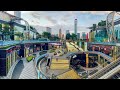 Guangzhou Tianhe District Evening Walk | 4K | April 2021