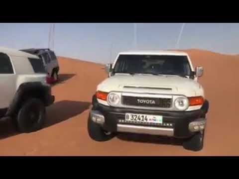 Jeep Wrangler Vs Fj Cruiser Dubai Desert Drive Youtube