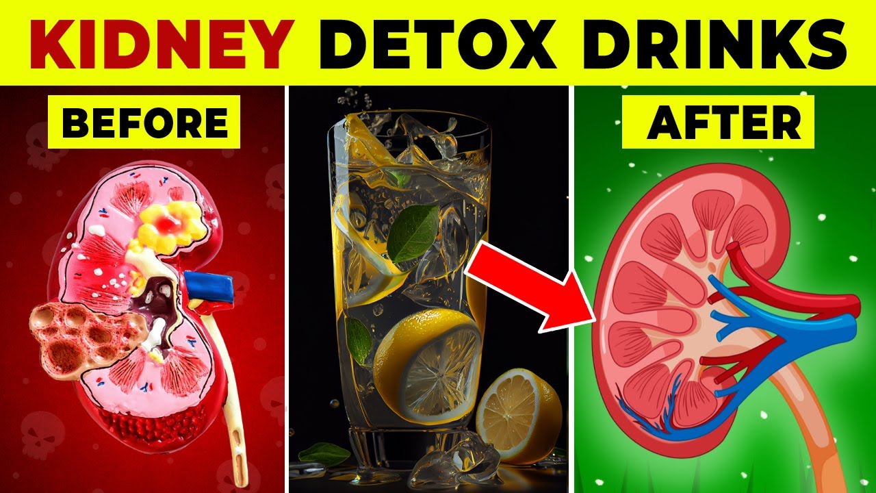 Top 10 Drinks To DETOX and CLEANSE Your Kidneys NATURALLY! - YouTube