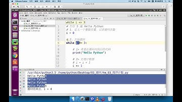 黑马程序员 Python 教程： 115 循环基础 06 程序计数从0开始