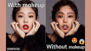 I remove BLACKPINK Jennie's makeup 😱