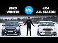 Is FWD and Winter Tires Better Than AWD and All Weather Tires?