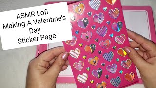 ASMR• Lofi• Making A Valentine's Day Sticker Page• Dollar Tree Stickers screenshot 5