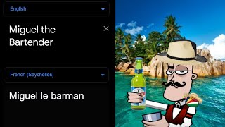 Miguel The Bartender Around The Worlds.