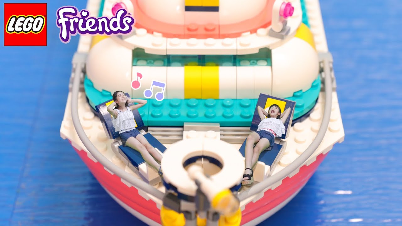 LEGO Friends 海のどうぶつレスキュークルーザーでイッカクちゃんを助けよう！