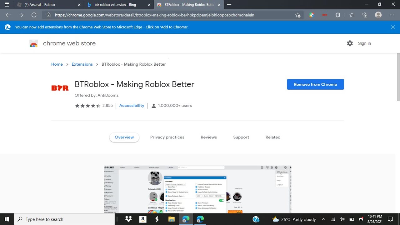 BTRoblox - Making Roblox Better – Get this Extension for
