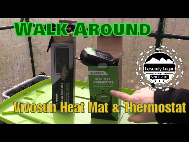 Walk Around: Vivosun Heat Mat and Thermostat - YouTube