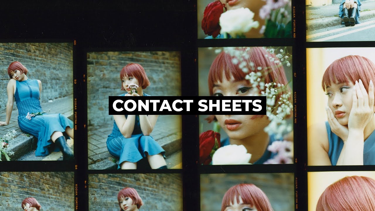 How I Print Contact Sheets in the Darkroom Film Photography YouTube