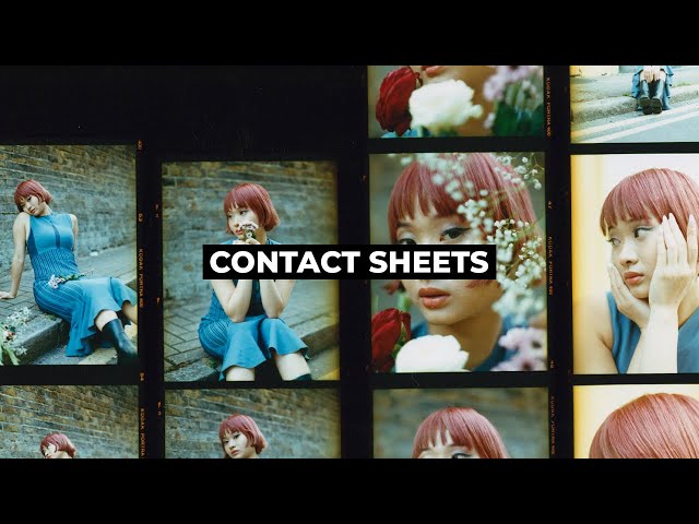 How I Print Contact Sheets in the Darkroom | Film Photography