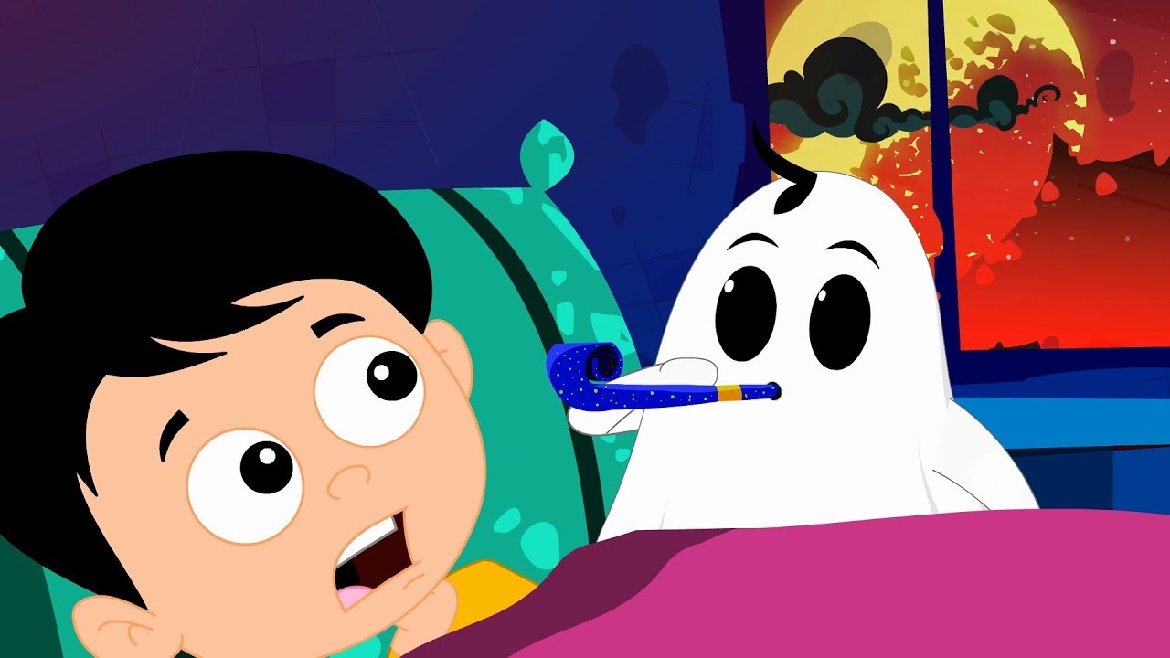 Naughty Ghost In My Home | skremmende barnerim |  halloween sanger