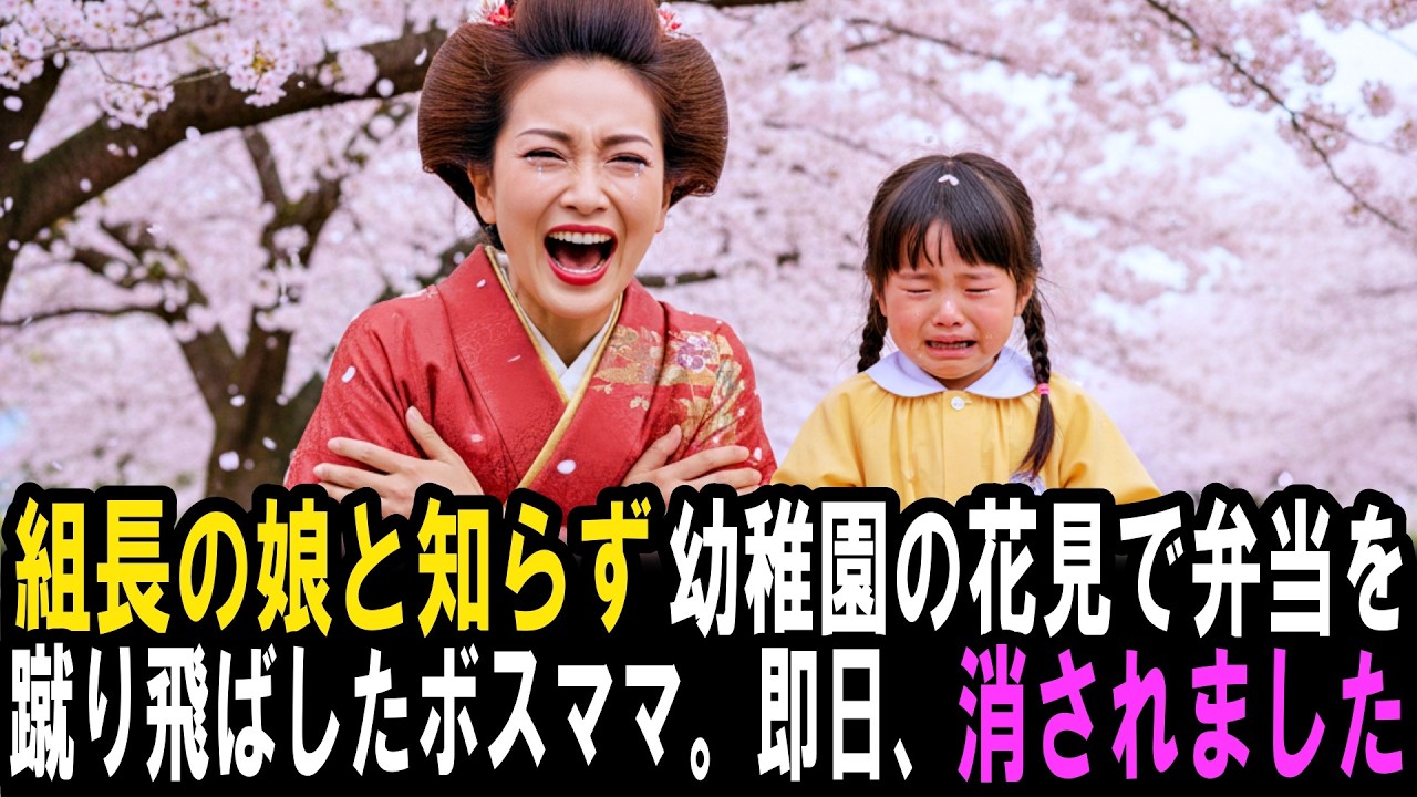組長の娘と知らず、幼稚園の花見で弁当を蹴り飛ばしたボスママ。即日、消されました