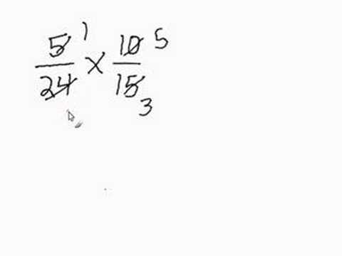 Multiplying Fractions with Canceling - YouTube