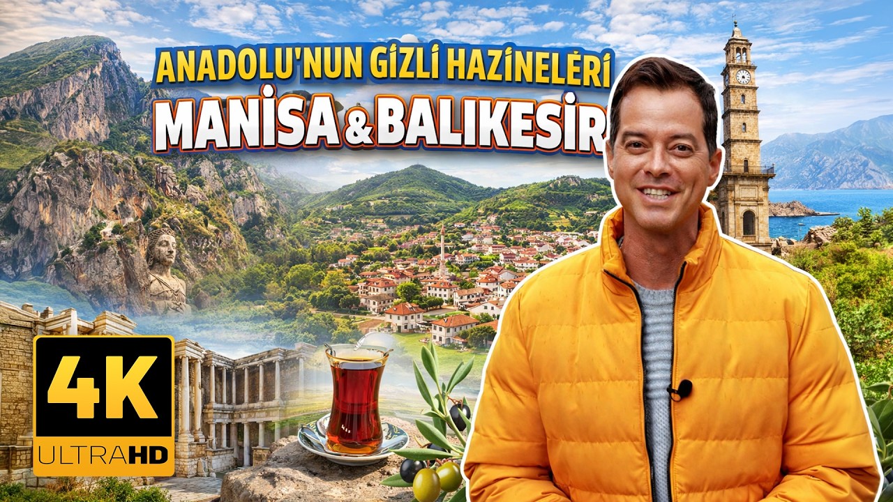Ege'nin Saklı İncilerinde Keşif Zamanı: Manisa & Balıkesir🚂 [4K UHD]