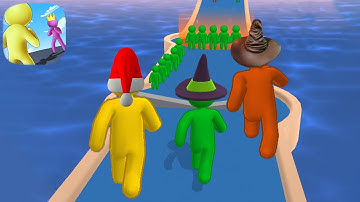 Giant Rush!🏃‍♂️💣Gameplay All Levels #78 Max Skills New Characters Unlock (Android, iOS)Stick Color