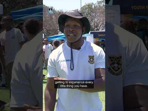 Видео: UCT student, Sibusiso Ngubane shares a message during welcome festival