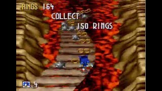 Sonic 3D Blast Sega Genesis no death 60fps