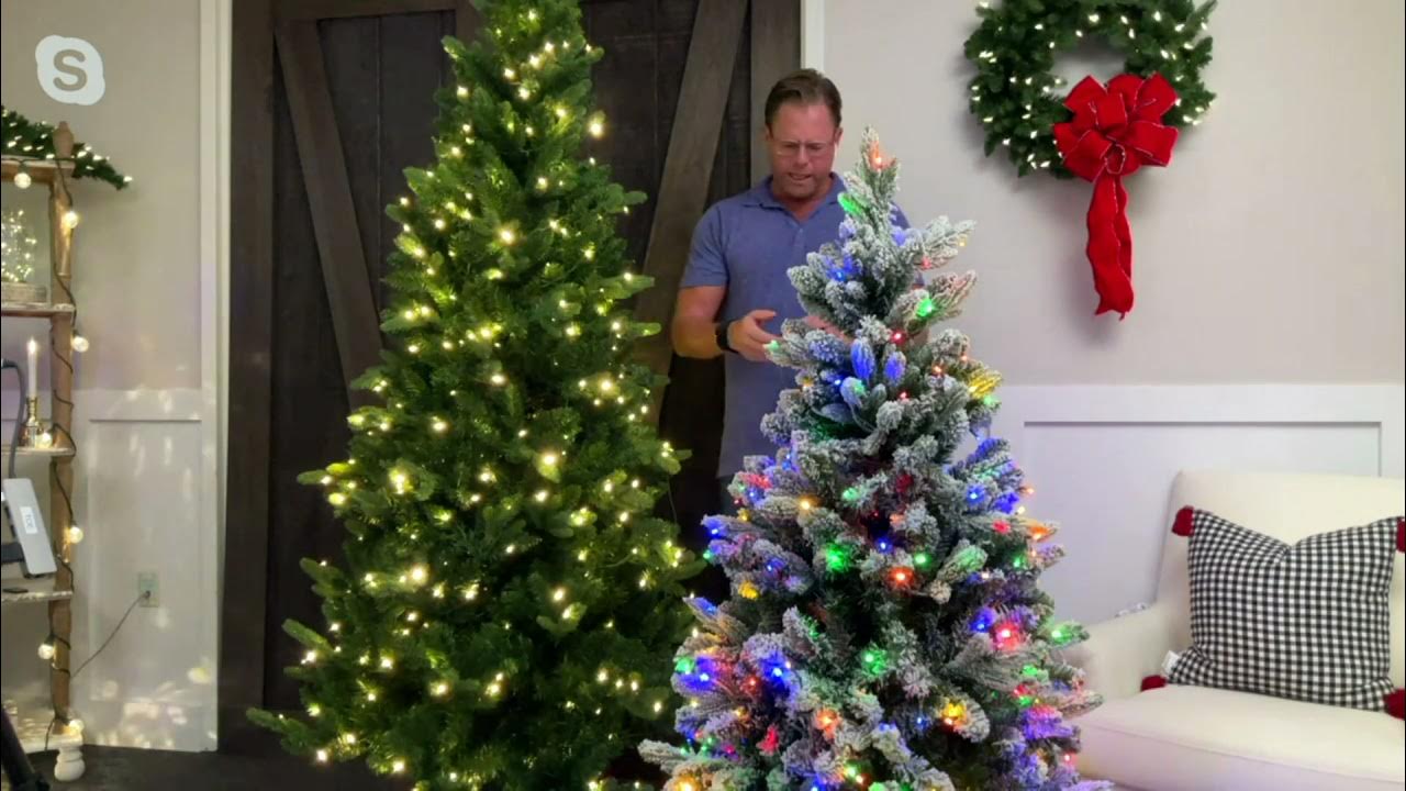 Bethlehem Lights LED Color Change Heritage Christmas Tree on QVC YouTube