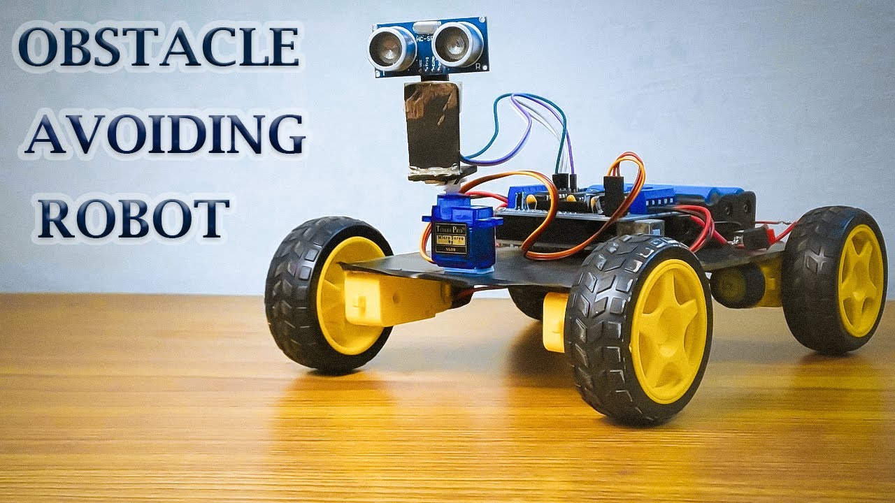 lav lektier Ulempe Bortset How to make Obstacle Avoiding Robot using Arduino !! - YouTube