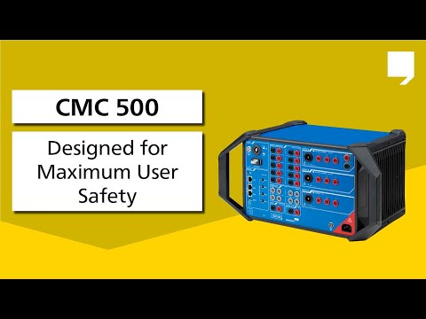 CMC 500 – Designed for Maximum User Safety